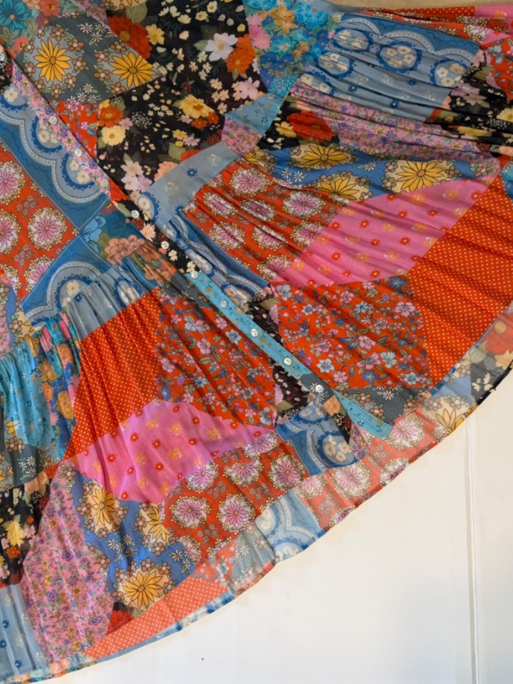 Spell Multi Color Patchwork Tank Top Maxi - Picture 6 of 7